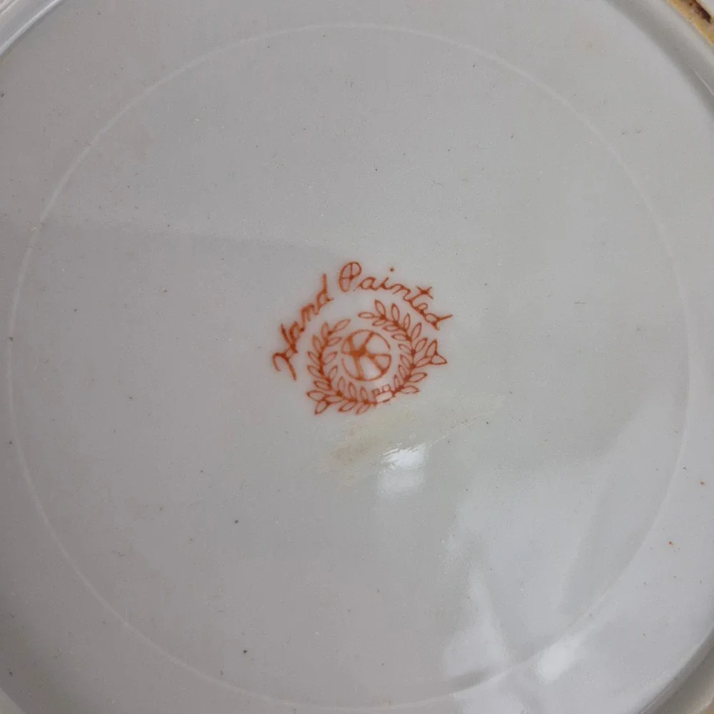 Vintage Japanese Satsuma Moriage Plates Set of 6 Hand Painted Immortals 7.25